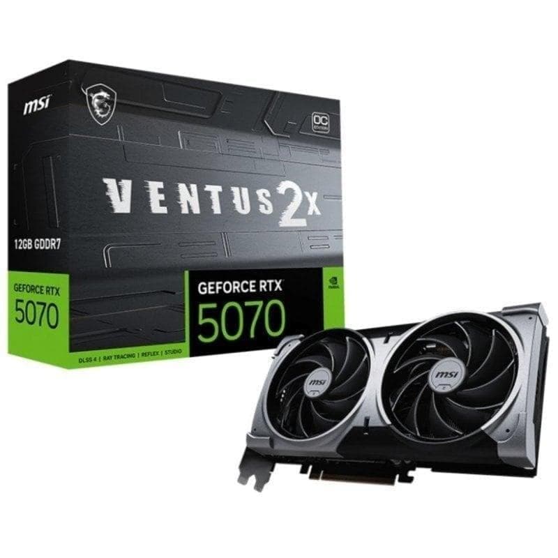 MSI GeForce RTX 5070 VENTUS 2X OC 12GB GDDR7