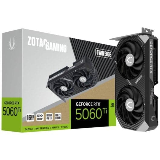 ZOTAC GAMING GeForce RTX 5060 Ti Twin Edge 16GB GDDR7